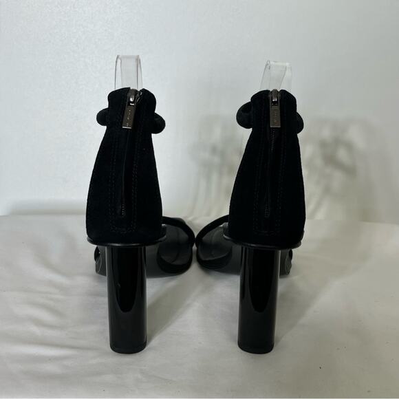 NATORI Glow Suede Black Sandal Size 9 EUC - Picture 5 of 8